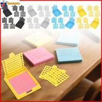ราคา 2 ชิ้น ABS Memo Pad Organizer Clear Sorting Sticky Note Dispenser การบันทึกเวลาสําหรับ Home SHOPTKC8312 (28237347206)
