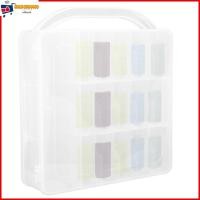 ราคา พลาสติกใสเย็บสองด้านพร้อมช่องรวม 32 ช่องสําหรับเย็บปักถักร้อยและด้ายเย็บผ้า SHOPTKC4619 (27589542695)