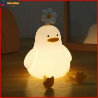 ราคา โคมไฟกลางคืน LED ซิลิโคน รูปเป็ด ดอกไม้ หรี่แสงได้ ไฟอ่อนดูแลดวงตา USB สําหรับห้องนอนวางข้างเตียงตั้งโต๊ะ (25951128483)