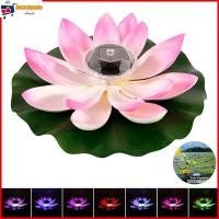 ราคา โคมไฟ LED RGB รูปดอกบัว พลังงานแสงอาทิตย์ เป็นมิตรกับสิ่งแวดล้อม กันน้ํา 7 สี (19715624717)