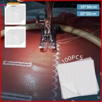 ราคา 100 ชิ้น PVA Wash Away เย็บปักถักร้อย Stabilizer ที่แม่นยําการจับคู่ที่ละลายน้ําได้เย็บปักถักร้อย Topping ฟิล์มสําหรับเสื้อ SHOPTKC9169 (57301705388)