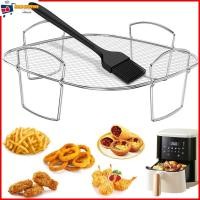 ราคา ตะแกรงสเตนเลส สําหรับวางอาหาร ทอดไร้น้ํามัน ชั้นวางหม้อทอดอากาศ (21774565737)