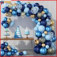 ราคา ชุดซุ้มลูกโป่งยาง ประดับเลื่อม สีฟ้าเมทัลลิก ใช้ซ้ําได้ สําหรับตกแต่งงานแต่งงาน วันเกิด 161 ชิ้น (20084266189)