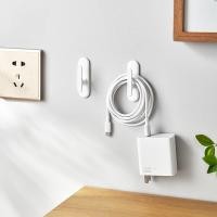 ราคา WILLKEY 8 ชิ้น ตัวยึดจัดเก็บสายไฟ USB ตะขอเกี่ยวสายรวบม่าน มีกาวในตัว (18820259479)