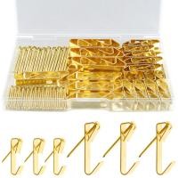 ราคา ชุดตะขอแขวนรูปภาพ ชุดตะขอแขวนกรอบรูป พร้อมตะปู สําหรับติดผนัง 30lb 50lb 2 ขนาด 100 ชิ้น (14061249815)