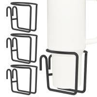 ราคา 4ชิ้นรถเข็นช้อปปิ้งที่วางแก้วแบบพกพาโลหะร้านขายของชํารถเข็นเครื่องดื่มที่มีแถบด้านล่าง ร้านค้า4298 (53801874139)