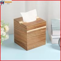ราคา 2 ชิ้นไม้กล่องกระดาษทิชชูสแควร์ Multifold กระดาษผ้าเช็ดตัวผู้ถือกระดาษทิชชูตกแต่งสําหรับ Home Office Hotel SHOPTKC0065 (43325307743)
