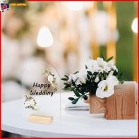 ราคา ป้ายโค้งอะคริลิคหรูหราขนาด 5x7 นิ้ว พร้อมฐานไม้ เหมาะสำหรับงานเลี้ยงและร้านค้า (41422437302)