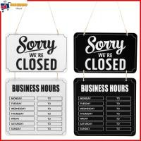 ราคา 2 ชิ้นวินเทจเปิดปิดป้ายพร้อมเชือกแขวนอเนกประสงค์นํากลับมาใช้ใหม่ธุรกิจชั่วโมงป้ายสําหรับเบเกอรี่ ร้านค้า9165 (40113171525)