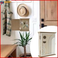 ราคา ไม้ผู้ถือกล่องกุญแจติดผนังไม้ตู้กุญแจไม้กล่องกุญแจติดผนังสําหรับแขวนกุญแจ (28563499735)