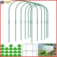 ราคา 60 ชิ้นเรือนกระจก Hoop Grow อุโมงค์ชุดเหล็กเรือนกระจกสนับสนุน Hoop กรอบ DIY Garden Hoops SHOPTKC83636 (28268066847)