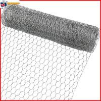 ราคา 5M ตาข่ายลวดเหล็กชุบสังกะสี รูปหกเหลี่ยม สําหรับปลูกไก่ รั้ว DIY (23959311889)