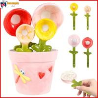 ราคา ชุดช้อนตวงเซรามิค ลายดอกไม้น่ารัก พร้อมฐานรอง สําหรับตกแต่งกระถาง 4 ชิ้น (23741412622)