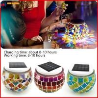 ราคา โคมไฟลูกแก้วโมเสค พลังงานแสงอาทิตย์ กันน้ําIP44 ไฟสนามหญ้าพลังงานแสงอาทิตย์ (22486621825)