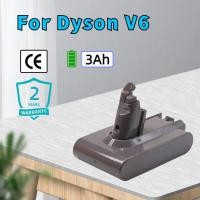 ราคา รับประกัน 2 ปี แบตเตอรี่ ใช้สำหรับ Dyson V6 V7 V8 V10 เครื่องดูดฝุ่น 21 6V 3Ah Battery V6 Handheld Clean DC58 DC59 DC61 (21487617421)