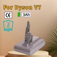 ราคา รับประกัน 2 ปี แบตเตอรี่ ใช้สำหรับDyson V7 เครื่องดูดฝุ่น 21 6V 3Ah สำหรับ Battery V7 Motorhead Pro Trigger Animal (29053198504)
