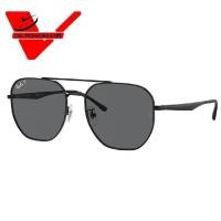 ราคา แว่นตากันแดด Ray Ban รุ่น NEW AVIATOR RB3724D 001 8159 ไซด์ 59 Dark Grey Polarized รับประกันศูนย์ Ray Ban ประเทศไทย 2ปี (42272428447)