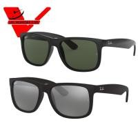 ราคา แว่นตา Ray Ban รุ่น JUSTIN RB4165F 601 7155 สีดำเงา ขนาด 55 มม RB4165F 622 6G58 สี RUBBER BLACK สีดำด้าน ขนาด 58 มม (28416805093)