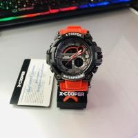 ราคา X cooper แท้100 นาฬิกาข้อมือ ชาย สายยาง รุ่น CP 80111 GQ ดำสายแดง (5833791428)