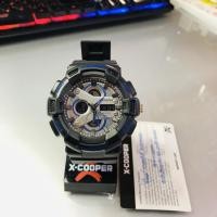 ราคา X cooper แท้100 นาฬิกาข้อมือ ชาย สายยาง รุ่น CP 8012 GQ ดำน้ำเงิน (6133290630)