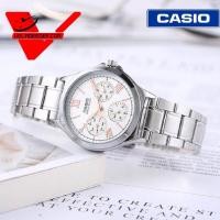 ราคา Casio แท้ประกันCMG นาฬิกาข้อมือผู้หญิง รุ่น LTP V300D 2A2 หน้าน้ำเงิน LTP V300D 7A2 ขาว รับประกัน1ปีเต็ม (4622537068)