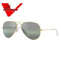 ราคา แว่นตา Ray Ban รุ่น RB3025 9196G458 AVIATOR LARGE METAL RB3025 9196G4 เลนส์ polarized สี LEGEND GOLD ขนาด 58 (26453542292)