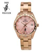 ราคา Paris Polo Club รุ่น PPC 230714 RG PK สีโรสโกล ของแท้รับประกันเครื่อง 1 ปี นาฬิกาข้อมือผู้หญิง ของขวัญ (24861540057)