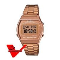 ราคา Casio นาฬิกาข้อมือผู้ชาย ผู้หญิง B640WC 5ADF สีโรสโกลล์ (2496157374)