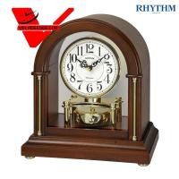 ราคา นาฬิกาตั้งโต๊ะ เรือนไม้แท้ Rhythm เสียงดนตรี Hi Fi Melody Clock รุ่น CRH242NR06 (27007986795)