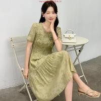 ราคา เดรสสาวอวบ ชุดออกงานสาวอวบ ชุดไปงานแต่ง ชุดเดรสสีชมพู อก 42 52 นิ้วv 722 (53852746682)