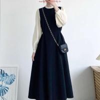 ราคา Plus size Dress ชุดเดรสแขนยาวคอกลมสไตล์เกาหลีฤดูใบไม้ผลิสำหรับผู้หญิง ไซส์ใหญ่ เดรสสาวอวบ เสื้อผ้าสาวอวบอ้วน Oversize Women Clothes (51252746317)