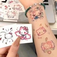 ราคา คิตตี้ คิตตี้ แมวสักสติกเกอร์การ์ตูนน่ารักกันน้ําทนทานแขนสติ๊กเกอร์ (42552784541)