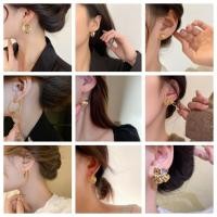 ราคา ต่างหูสีทอง พลอยเทียม ต่างหู 2023 สไตล์ใหม่อินเทรนด์บรรยากาศแฟชั่นต่างหูย้อนยุค (28106783024)