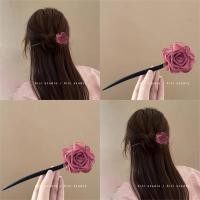 ราคา กิ๊บดอกกุหลาบแห้งควันอ่อนโยนแผ่นสีม่วงกิ๊บผ้าโพกศีรษะ (29534508313)