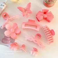 ราคา Ins กิ๊บติดผม Dopamine สีชมพู กิ๊บติดผมหญิง คลิปฉลามน่ารักขนาดใหญ่ กิ๊บติดผมผ้าโพกศีรษะ (50900121997)