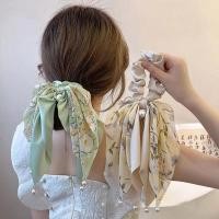 ราคา โบว์ริบบิ้นสำหรับผม พร้อมแหวนและเชือกผูก ponytail อุปกรณ์เสริมผมผู้หญิง (26340520775)