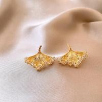 ราคา ต่างหูทองคำใบแป๊บกิงโกะ ดีไซน์เฉพาะ สไตล์ใหม่ปี 2025 (44125501049)