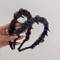 ราคา ที่คาดผมลายเสือดาว สไตล์วินเทจ พร้อมฟัน จากผ้าโปร่ง (43258694479)