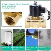 ราคา Superparis โซลินอยด์วาล์วไฟฟ้า DC 12V 1 นิ้วทองเหลือง 2 ทาง 2 ตำแหน่งแม่เหล็กอากาศปกติปิด (52351191400)