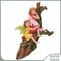 ราคา Superparis รูปปั้นนางฟ้าจิ๋วตกแต่ง Handcrafted Sleeping Mini สำหรับกระถางดอกไม้ (58051262677)