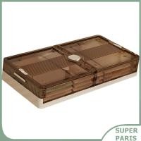 ราคา Superparis Luqeeg ภาชนะเก็บของสไตล์ลิ้นชักใต้เตียงกล่องพับได้กาแฟใสมีล้อสำหรับโซฟาหอพัก แบบสั้น (55550778915)