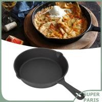 ราคา superparis กระทะเหล็กหล่อไม่ติดกระทะขนาดเล็กปรุงรสล่วงหน้าเครื่องครัวสำหรับทำอาหารในร่มกลางแจ้ง 4 นิ้ว 10 ซม 3 9in (54101156095)