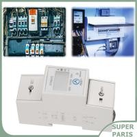 ราคา Superparis Superparis DIN Rail Energy Meter ดิจิตอล 2 สาย 2P SINGLE PHASE ไฟฟ้าอิเล็กทรอนิกส์ KWh เครื่องทดสอบสำหรับการวัดอุตสาหกรรม Power220V 10 40 A (54051205240)