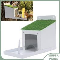 ราคา Superparis เครื่องป้อนกระรอกสำหรับแขวนนอกต้นไม้ติดผนังกระแตกลางแจ้งปิกนิกม้านั่งเครื่องป้อนตารางตลกโลหะบ้านกล่องที่แข็งแกร่งกว่าโครงสร้างเหล็ก (53550598369)