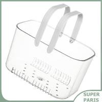 ราคา Superparis Superparis GLOGLOW แคดดี้อาบน้ำแบบพกพาที่ชัดเจนออแกไนเซอร์กันน้ำออกแบบกลวงสำหรับตะกร้าห้องน้ำอุปกรณ์อาบน้ำและที่เก็บเครื่องสำอางใช้ในบ้าน (52652956055)