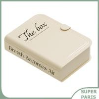 ราคา superparis กล่องจัดระเบียบเดสก์ท็อปอเนกประสงค์ทนทานประหยัดพื้นที่ช่องใส่ MultiGrid พลาสติกออกแบบหนังสือสำหรับสำนักงาน ครีม (51700782153)