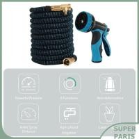 ราคา superparis สายสวนแบบขยายได้ น้ำยาง 100 ฟุตและวัสดุโพลีเอสเตอร์ 330D พร้อมหัวฉีดสเปรย์ 9 ฟังก์ชั่น 3 4 นิ้วอุปกรณ์ทองแดงบริสุทธิ์แบบยืดหดได้ (51550752597)