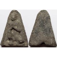 ราคา 810 พระพิมพ์ หลวงพ่อโอภาสี พิมพ์ใหญ่ วัดประสาทบุญญาวาส สร้าง ปี 2505 2506 เนื้อผงโรยแร่ ผสมมวลสารเก่า สมเด็จบางขุนพรหม (29035726308)