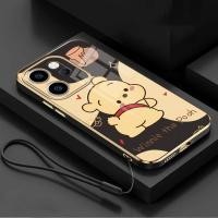 ราคา เคสสําหรับ OPPO Reno14F Reno 14 Pro 5G Winnie The Pooh Mobile Case Straight Edge Glossy Silicon Plating Back Soft Case (29038349215)