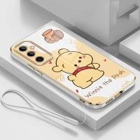 ราคา Samsung Galaxy S24 FE s24FE S24 Plus Candy Color Winnie The Pooh Cover Glossy Edge Case Lovely Soft Casing (27162734937)